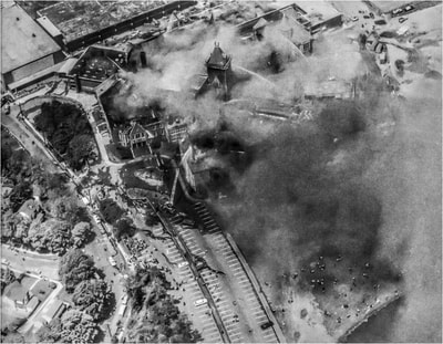 Aerial View Of The Blaze