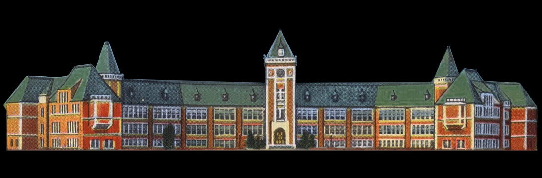 Drawing of New Rochelle High School